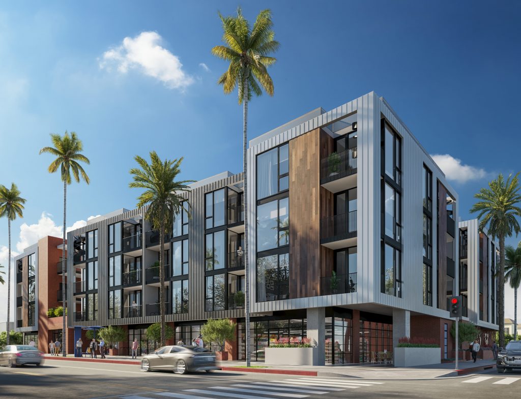 New mixed-use development to add 88 housing units, including 9 affordable housing units, to Santa Monica Blvd.