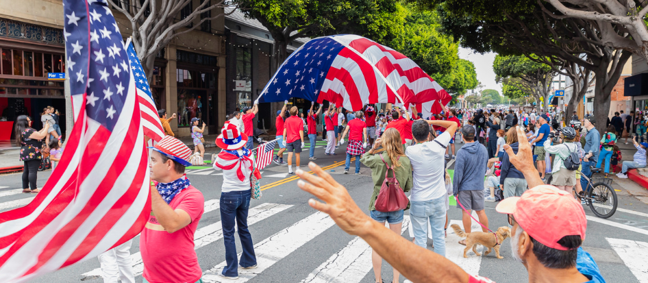 Celebrating Independence Day, Santa Monica Style